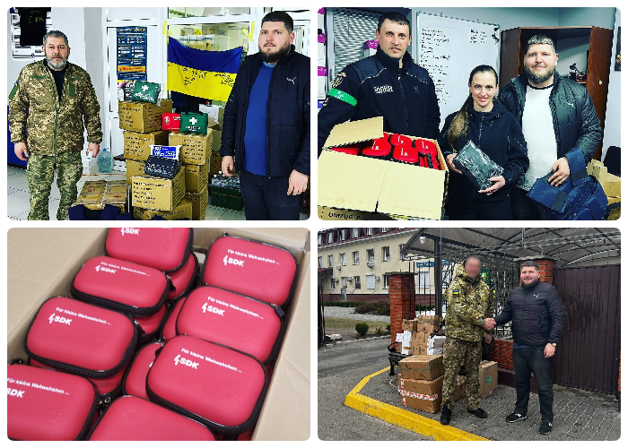 We delivered medical kits for police, Territorial Defense and Armed Forces