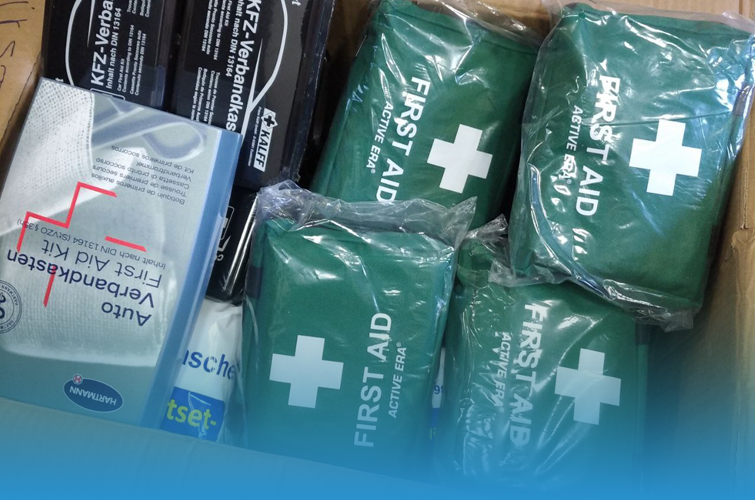 We delivered medical kits for police, Territorial Defense and Armed Forces